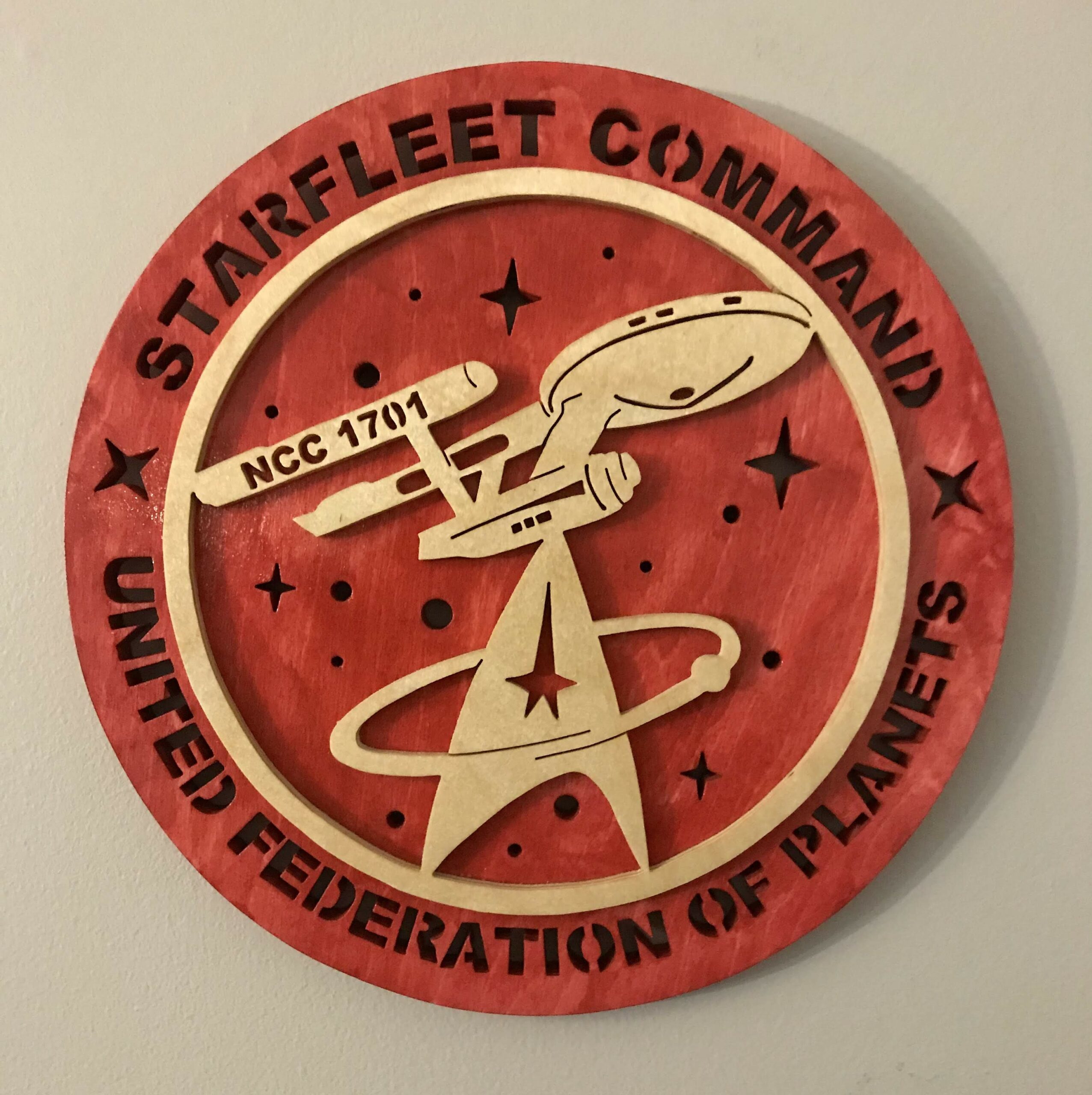 Star Trek Plaque