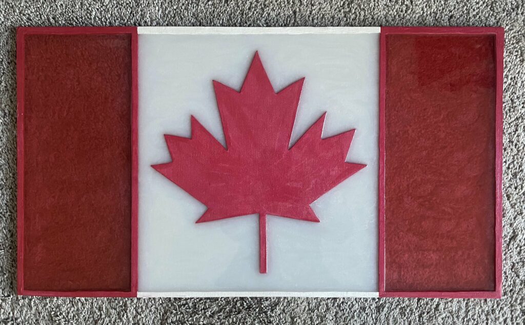 Resin Canada Flag