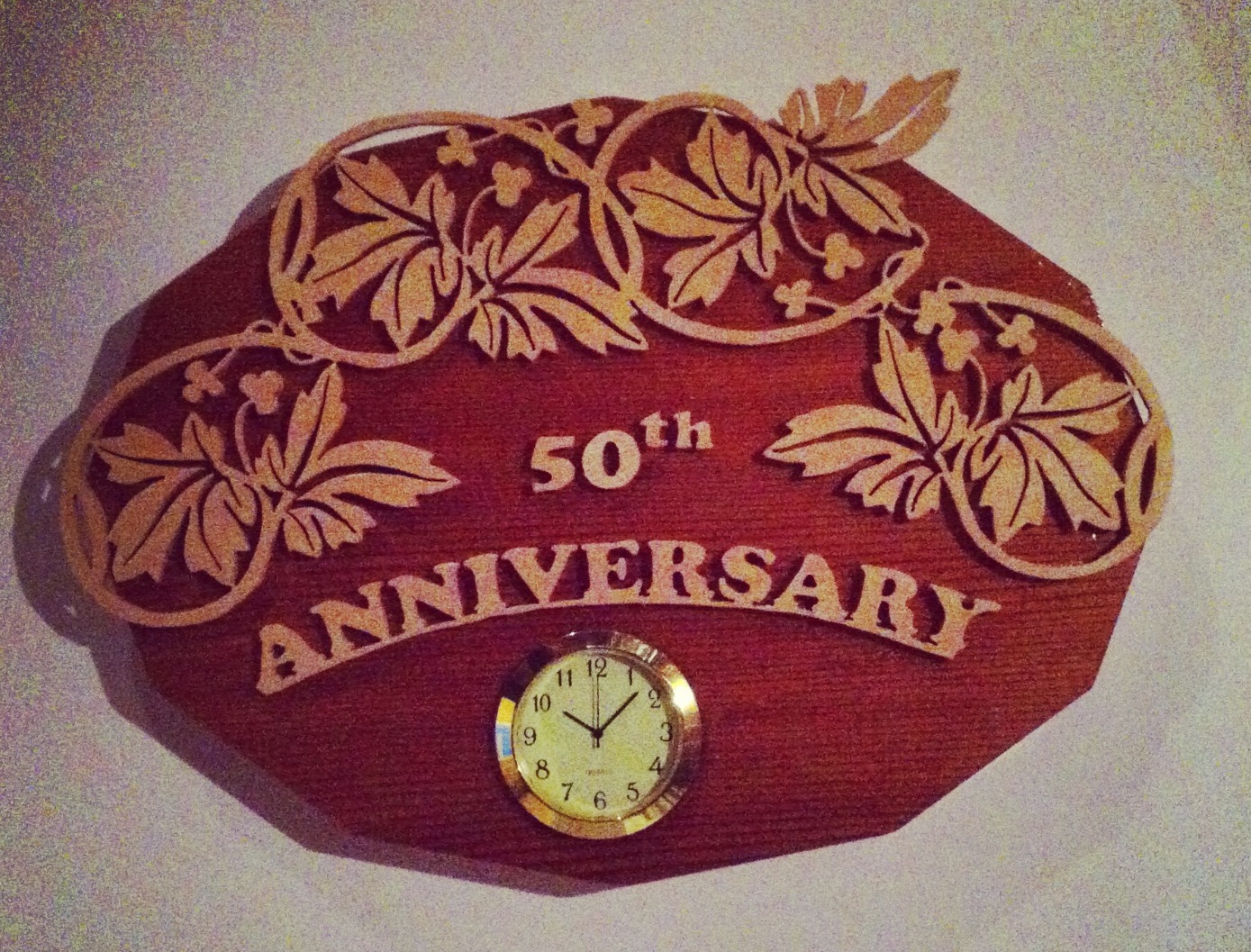 50th Anniversary Clock