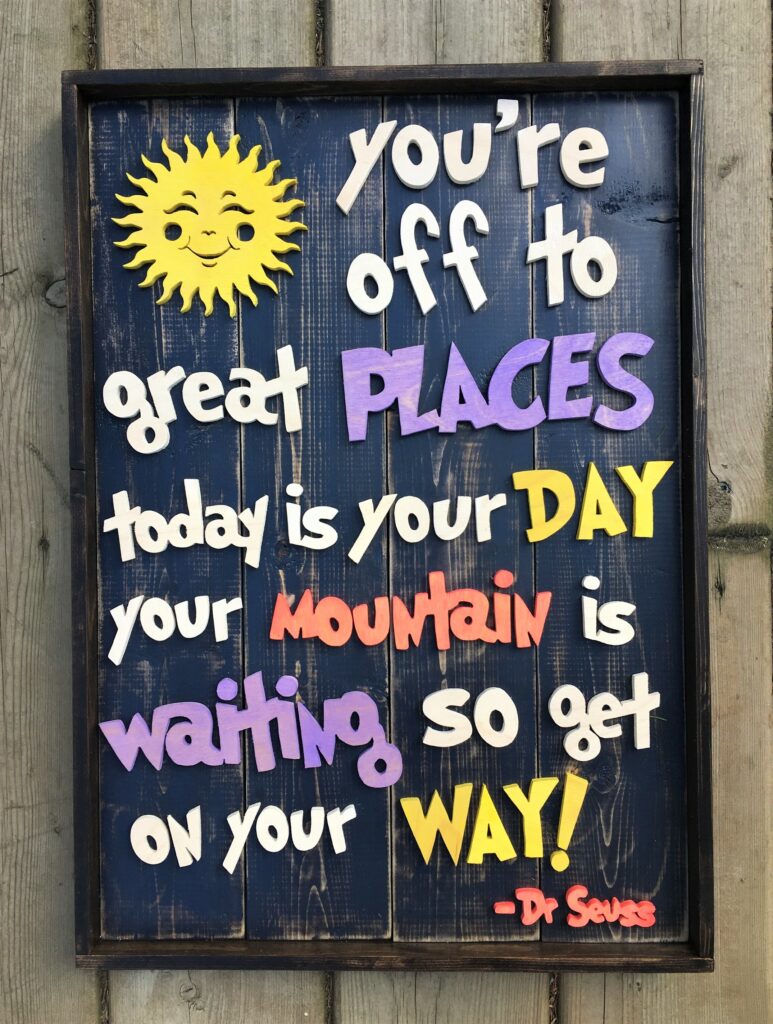 You’re off to great places!