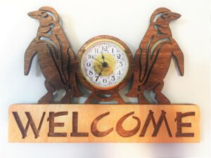 Penguin Welcome Clock