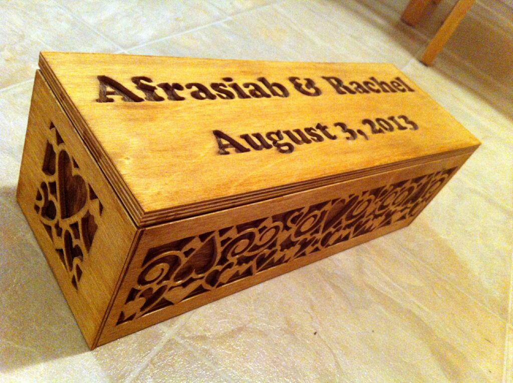 Wedding Wine Box