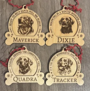 Personalzed Doggo & Kitteh Ornaments